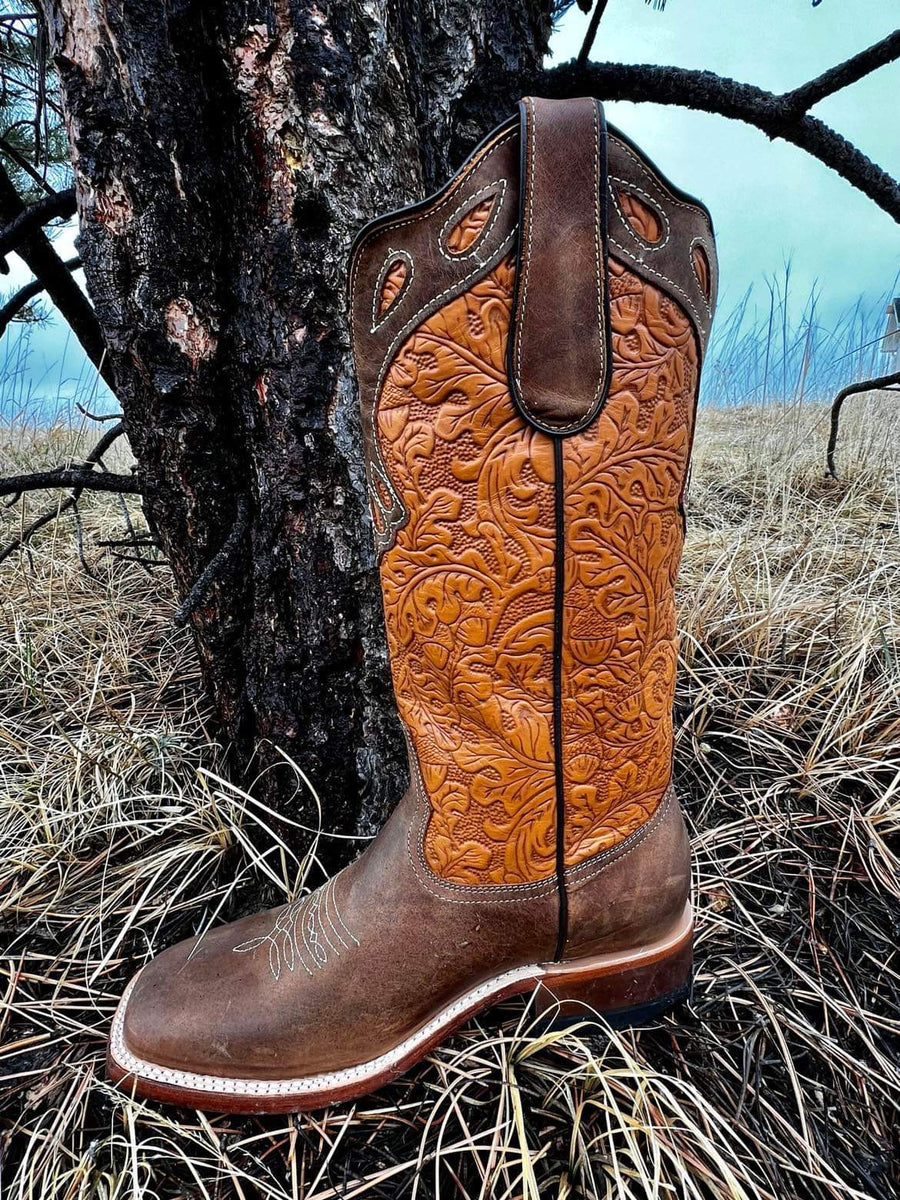 Bronc riding boots best sale